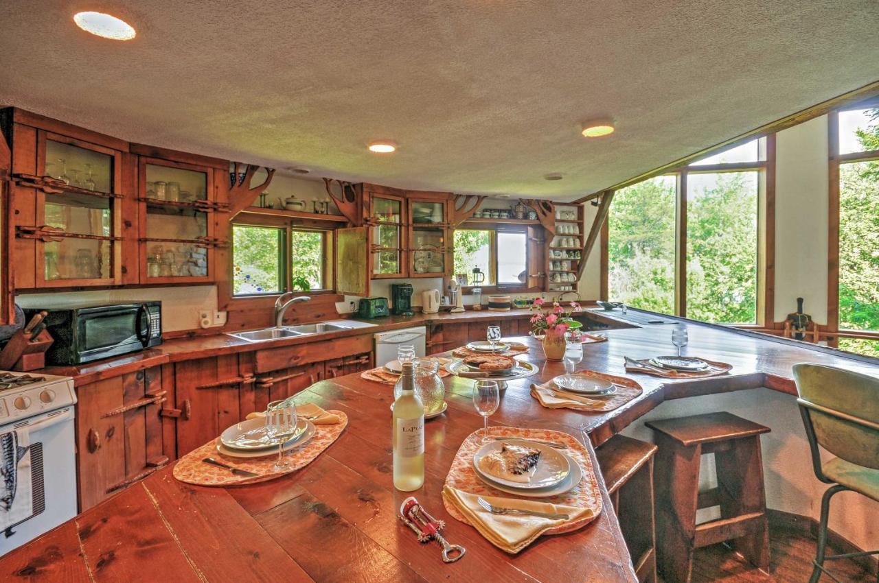 Dragonwood Castle On Waterfront With Stunning View Βίλα Prospect Harbor Εξωτερικό φωτογραφία